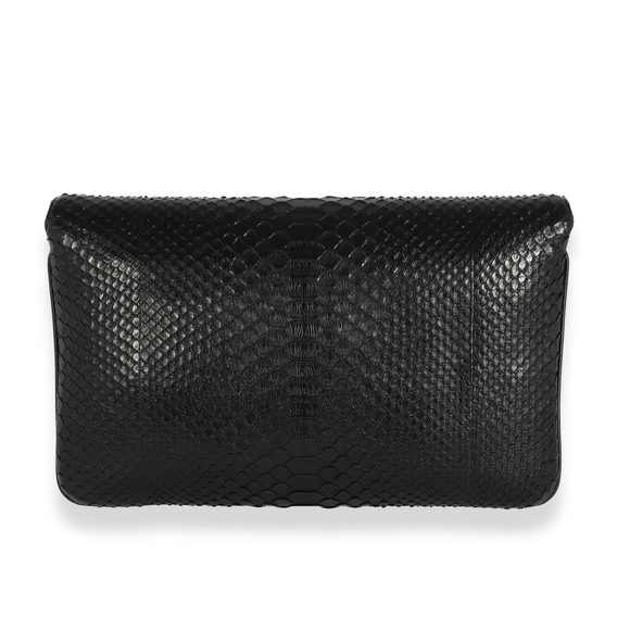 Chanel Black Python Unchained Clutch - Picture 4 of 7